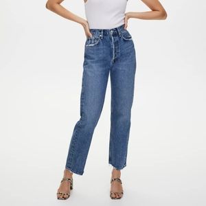 Agolde 90s Mid Rise Loose in Showcase/Dark Denim